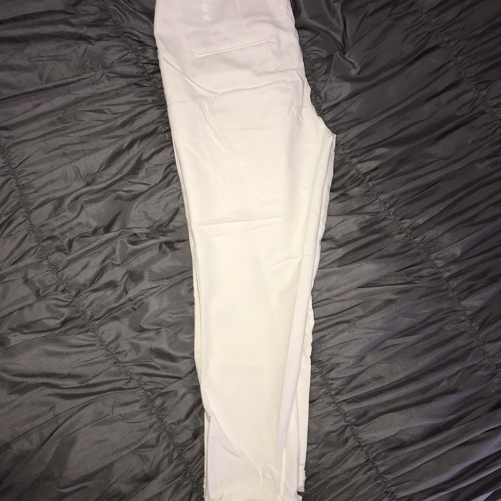 White ankle length pants “ Dalia Collection “